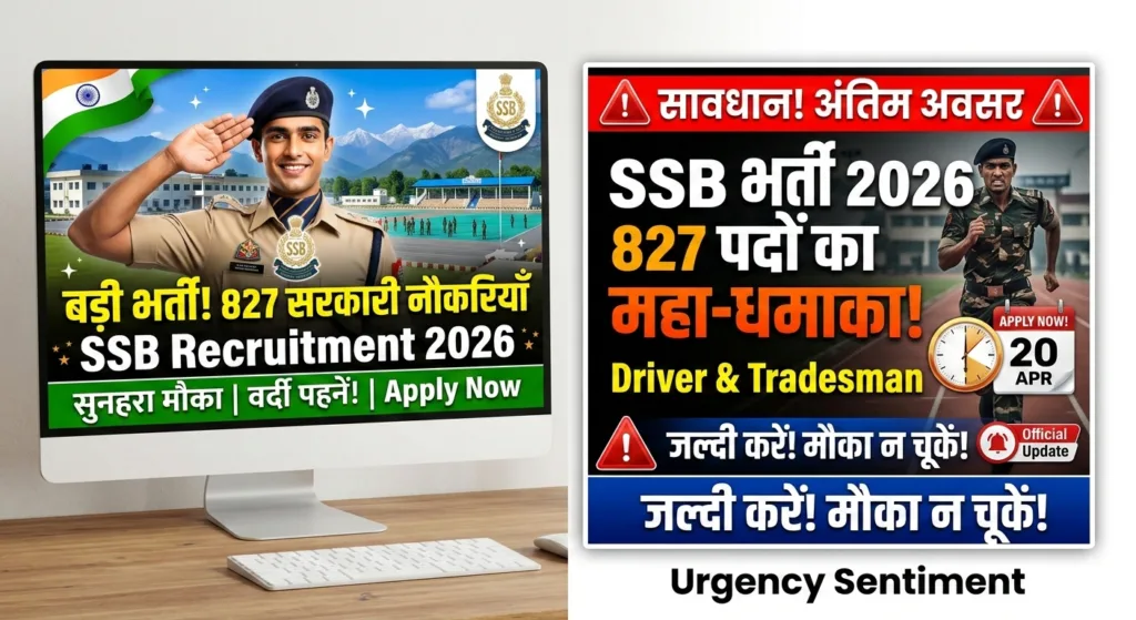 SSB Bharti 2026